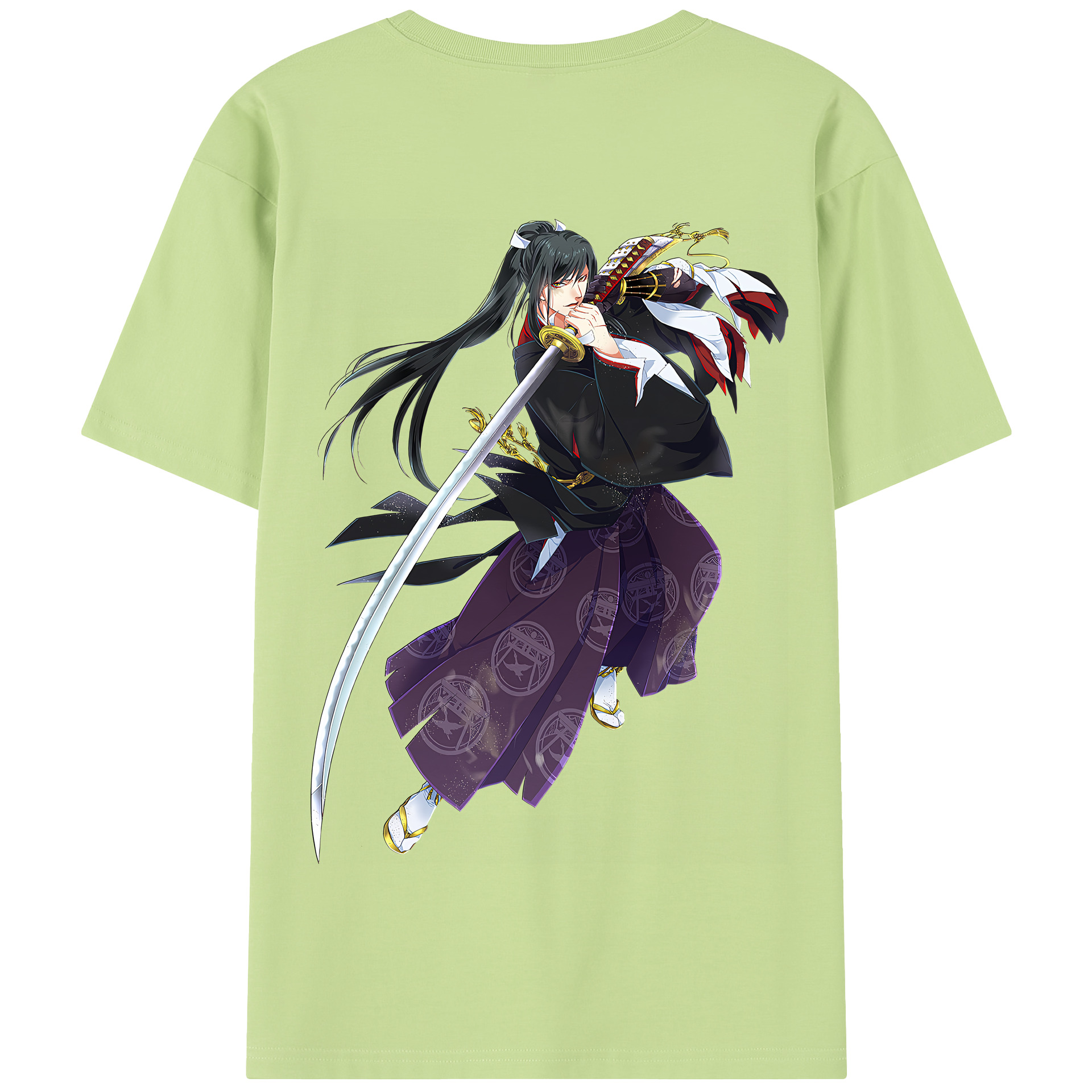 （画像用） 刀剣乱舞 Touken Ranbu 綿100％半袖Tシャツ（背面プリント）